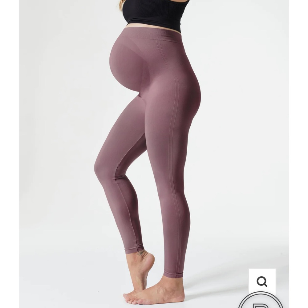 Soft Fawn BLANQI maternity Belly Support Leggings - Large